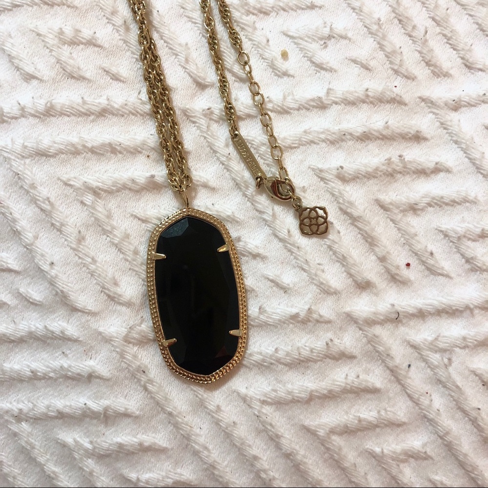 Kendra Scott Necklace - Gold, Black